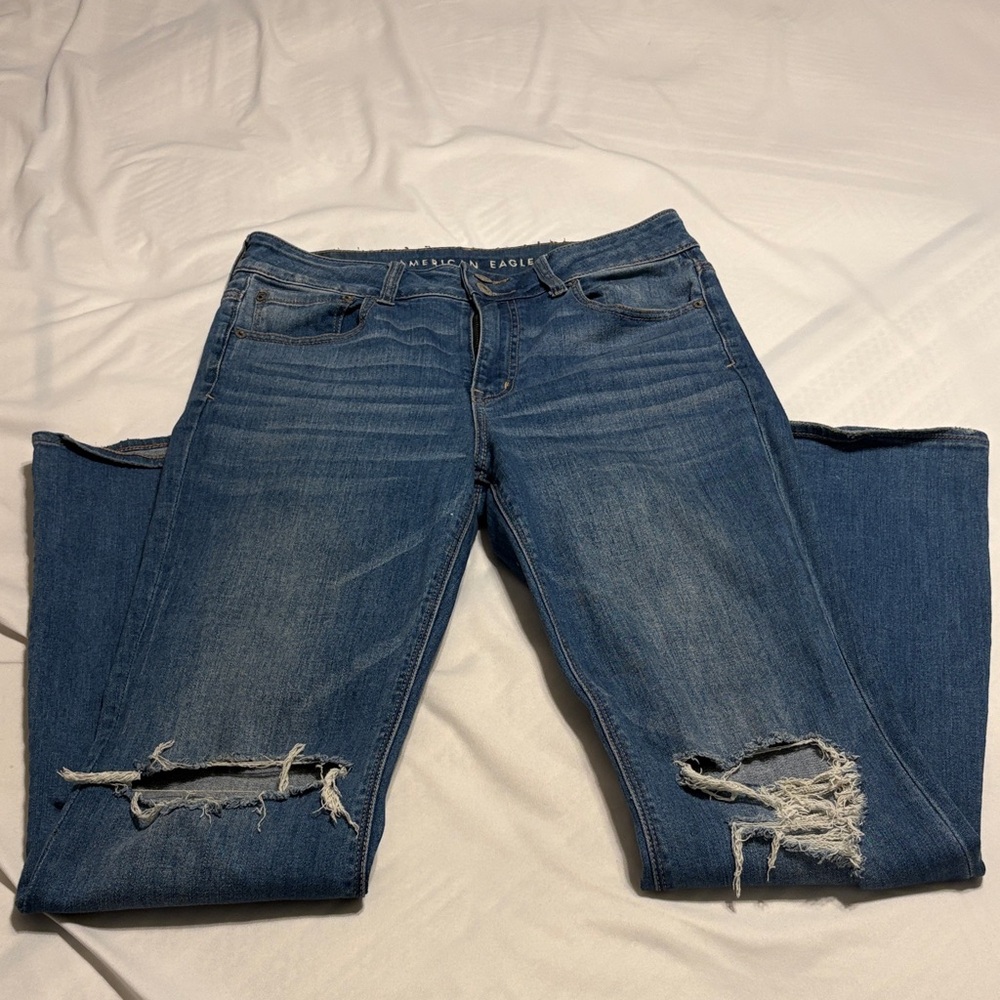 American Eagle Outfitters Women's Artist Blue Jeans